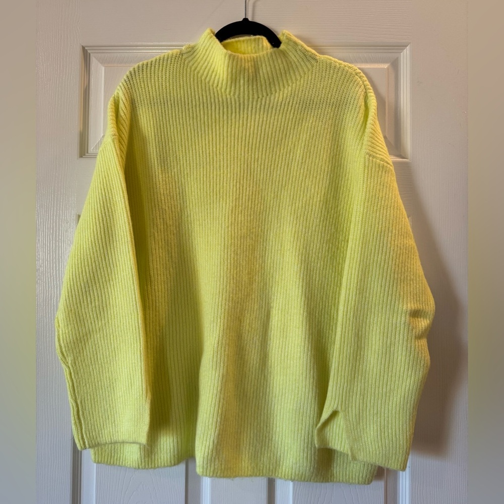 Bright Yellow LOFT Sweater